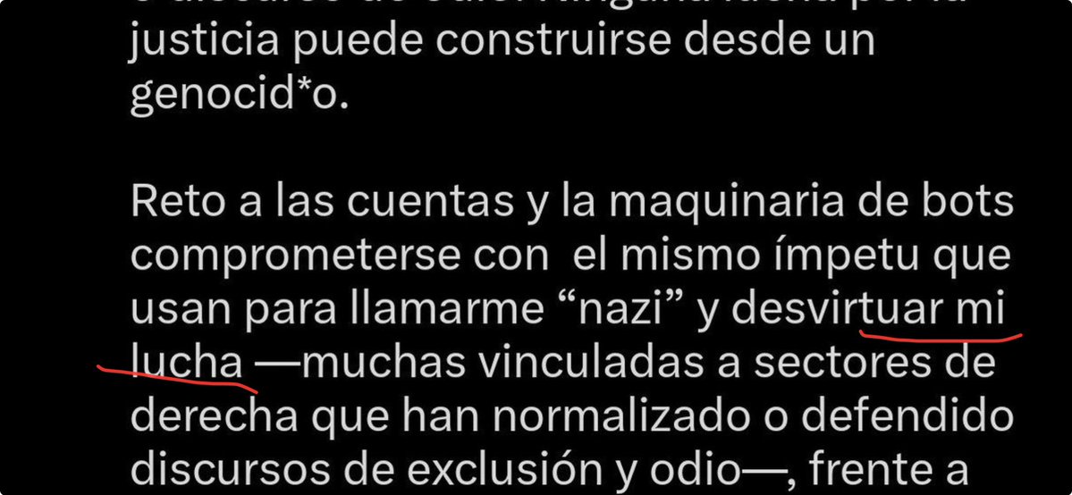 Vivianolala's tweet photo. Le dicen nazi, se pone a hablar de “mi lucha”. 
😂🤡 https://t.co/9lvSXagP77