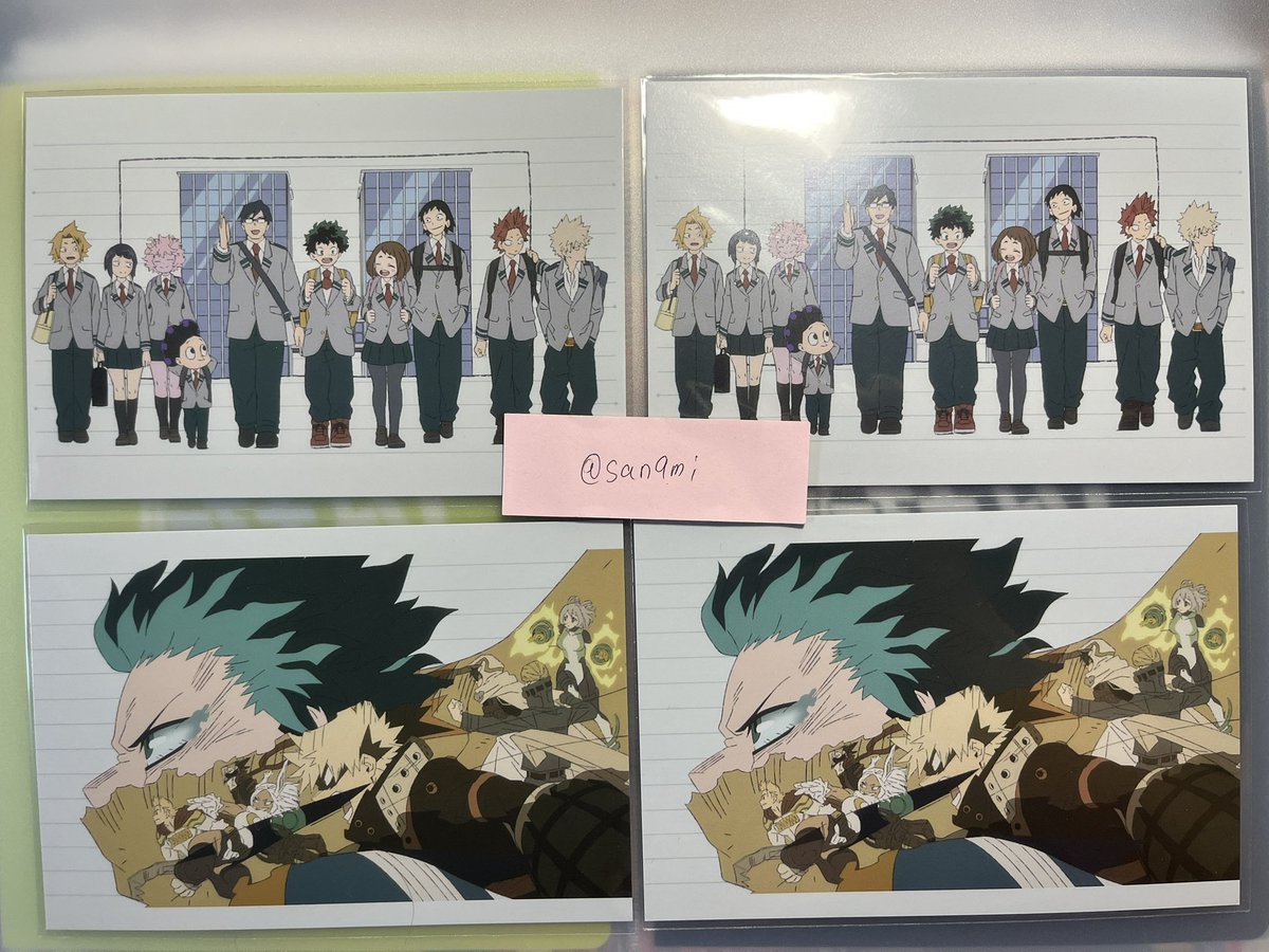san9mi's tweet photo. 【交換】ヒロアカ 一番くじ いつまでも手を差し伸べ続ける物語 J賞 ポストカード 僕のヒーローアカデミア
譲
画像1
求
画像2 or 異種 死柄木
上下の組み合わせで1：2交換も可能です。
郵送希望です。
検索からもリプライお待ちしております。 https://t.co/y3Qv1PsTyd