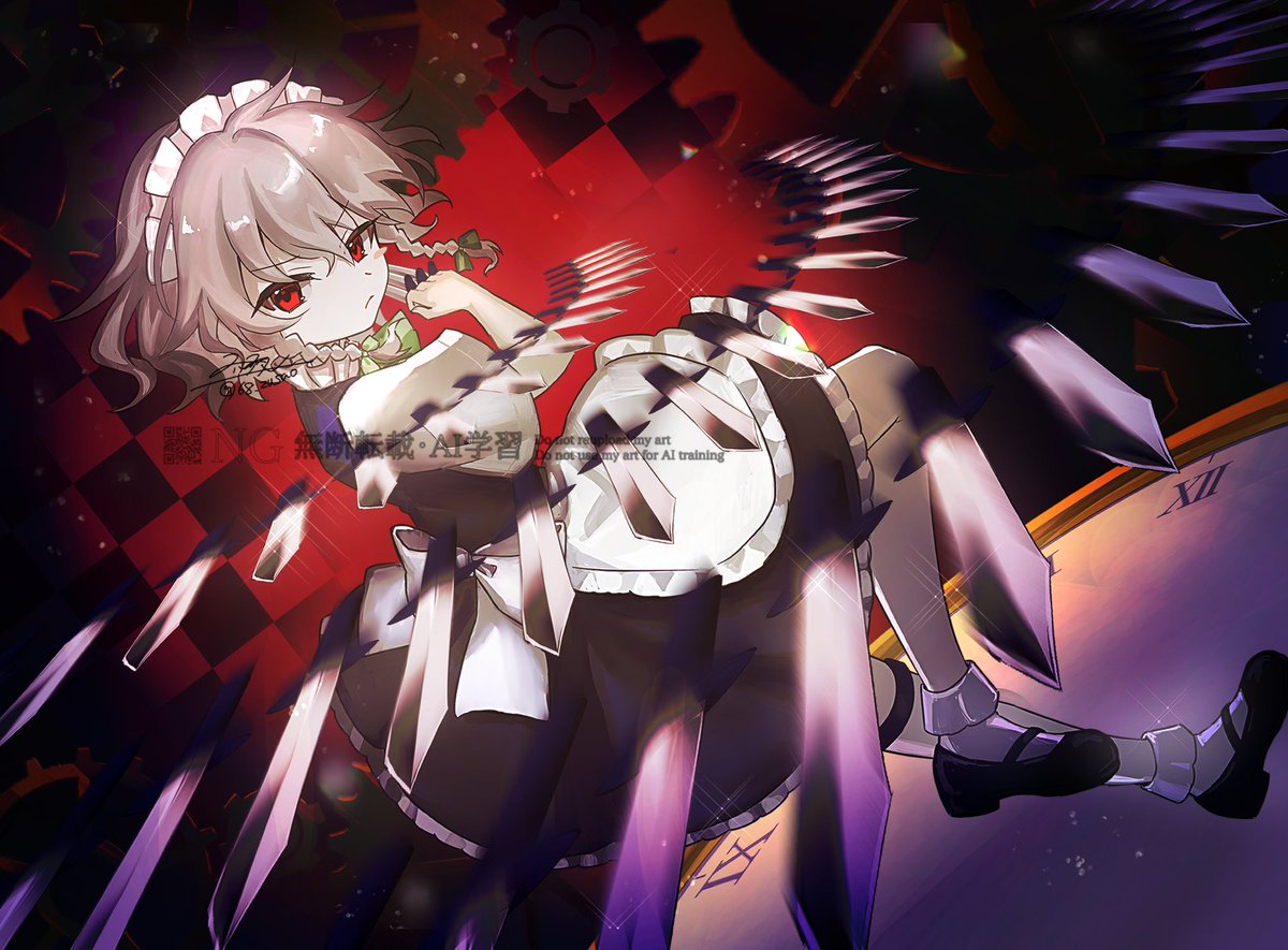 十六夜咲夜 「#7月12日は咲夜の日 紅魔郷