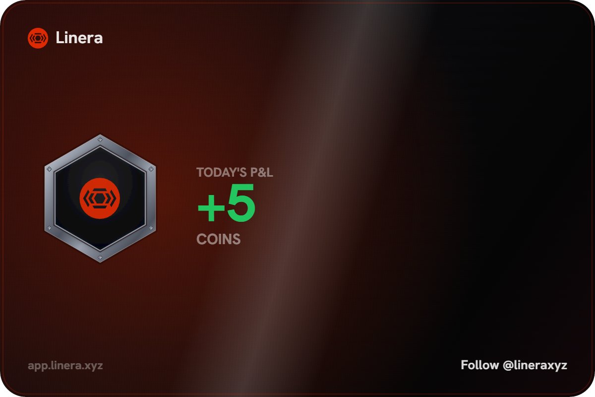 zababander's tweet photo. +5 coins today on Linera Markets.

Call the market. Win coins.
https://t.co/UpnJldi8N7 https://t.co/TFeny1oqDU