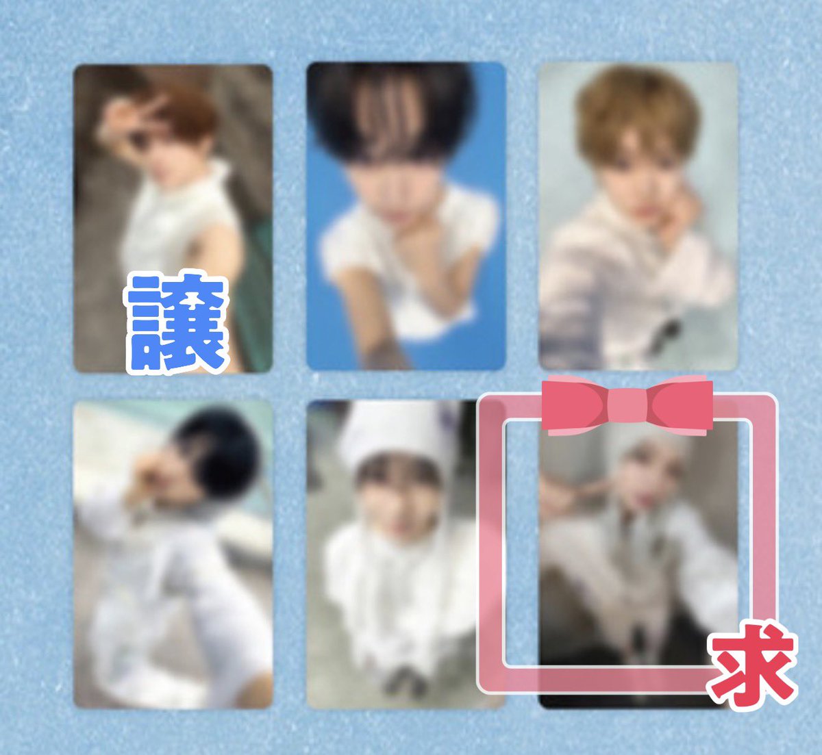 pea0824's tweet photo. NCTWISH NCT WISH ウィシ Ode to Love MD トレカ ラントレ 特典 IDフォト　交換

譲：リク ジェヒ リョウ　シオン
求：サクヤ・ユウシ

郵送で交換できる方、よろしくお願い致します🙇‍♂️
検索からでもお気軽にお声掛けください！ https://t.co/rc1lesEH9p