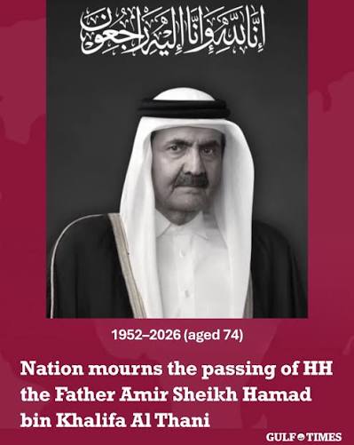 SabaSateen's tweet photo. Sorry to learn the sad news about the demise of Sheikh Hamad Bin Khalifa Al Thani. He was a good friend of Pakistan https://t.co/ArHocTcY8Z