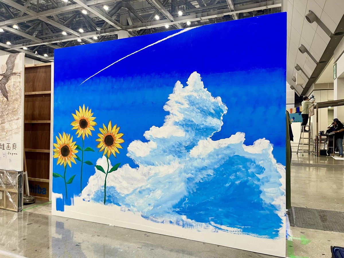 あき🎨AKI SPRAY PAINT スプレーアート作家 7/11,12 HMJ ブースP-10
