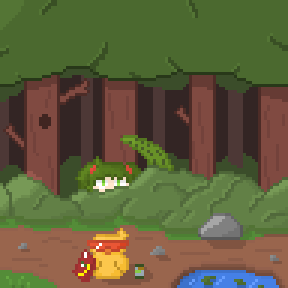 chaintech2359's tweet photo. Crocodiles are ambush predators, especially when their target has snacks with them. #Nityart https://t.co/GEpcOFVACN