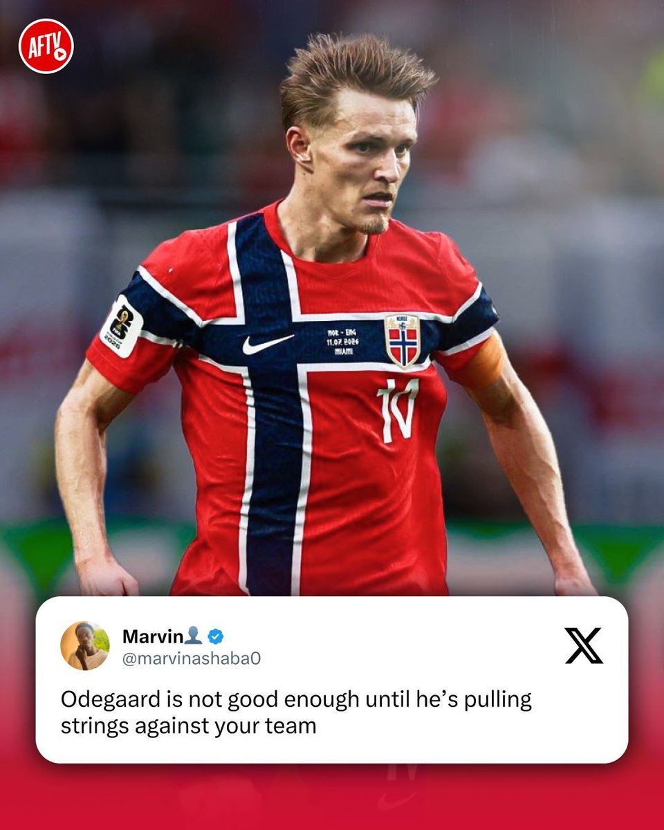 AFTVMedia's tweet photo. Running the entire game. Dictating where his teammates go and where the play travels. All that praise coming in after a World Cup quarter final, from the same voices who spent months telling us he wasn't at that level. 

It just takes the biggest stage in the world for everyone else to finally admit it. Our captain, our genius. 🔴