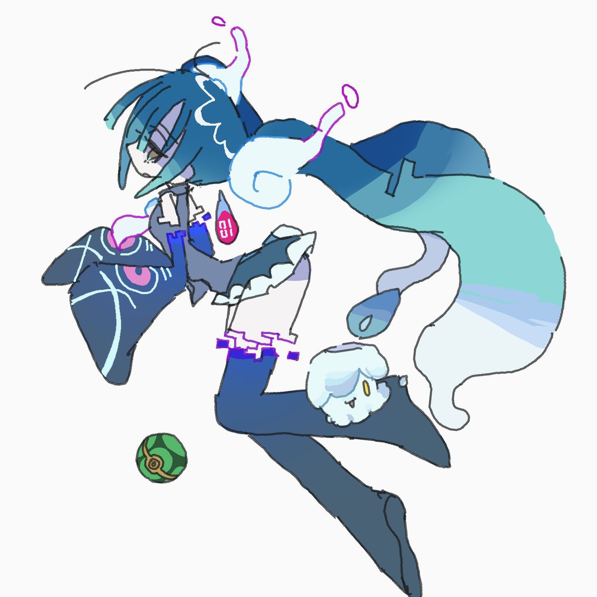 ao_6336's tweet photo. 💙💚 https://t.co/qpD1Np1aBx