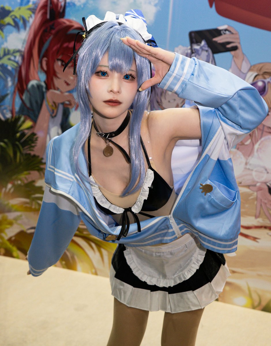 xxxadbcb's tweet photo. 2026.07.12 
勝利の女神：NIKKE ドキドキ止まらない夏の旅 
 アンカー：イノセントメイド 
モデル　やもはちこさん　@yamo8cos
 #NIKKE夏2026 　#NIKKE https://t.co/AGzowXQ9Ay