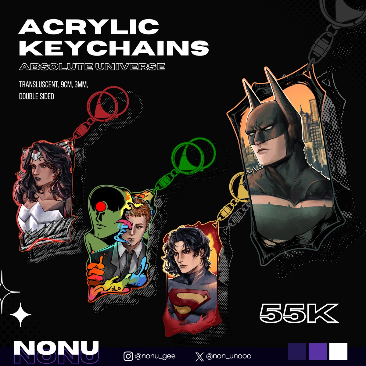 non_unooo's tweet photo. [❤️ &amp; 🔁 very appreciated!!]

Hello!! I'm opening After Sales for #cf22  🖤✨

🚚 Mail Order (🇲🇨 ONLY) 
📅 12 - 19 July 2026
🔗 https://t.co/z0D8mjNhJp
✨ Fandom: DC 💥 (Superbat, Robins, Absolute Universe) 

#comifuro22 #cf22catalogue #cf22aftersale https://t.co/0NRoKwdHLp