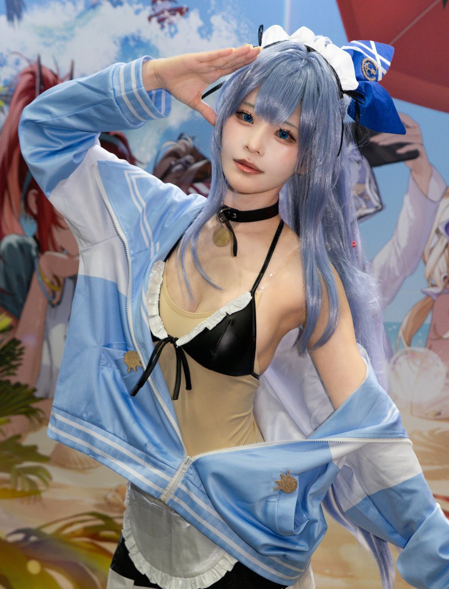xxxadbcb's tweet photo. 2026.07.12 
勝利の女神：NIKKE ドキドキ止まらない夏の旅 
 アンカー：イノセントメイド 
モデル　やもはちこさん　@yamo8cos
 #NIKKE夏2026 　#NIKKE https://t.co/AGzowXQ9Ay