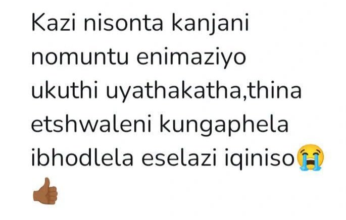 Candy_Thusi's tweet photo. 😭😭 https://t.co/CvFyNrWrOW