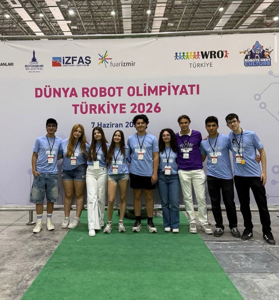 FRC4thDimension's tweet photo. We were delighted to participate as volunteers and judge in the World Robot Olympiad (WRO) “Robots Meet Culture” Turkish National Tournaments, which took place in Izmir on June 7, 2026! ❤️🖤 https://t.co/WGJM2nYnnp