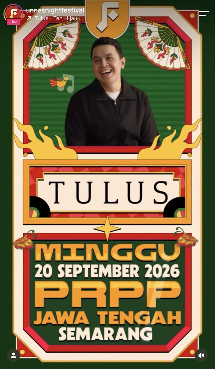 psycutees's tweet photo. TULUS BAKAL ADA DI UNFEST 10‼️ 

YUK BELI TIKET DI AKU BUAT DAPET HARGA SPECIAL 🤩 https://t.co/IBu5XIHOPi https://t.co/Y031SRAOrU