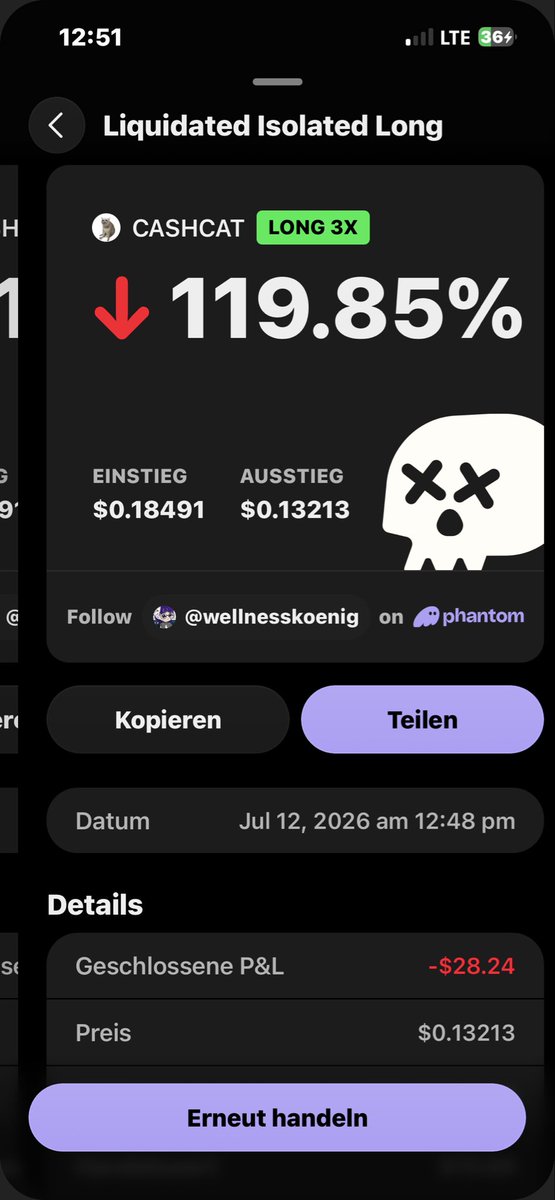 justuniverseguy's tweet photo. Phantom @phantom wurde mir von polychain Monsters ein freuen empfohlen die den gut kenn. Das Team jetzt wurde ich wieder gehackt konnte nix bewegen die Liquidation wurde neu gesetzt ich habe es net selber gemacht ich hatte lediglich nur eine Position. @cz_binance Hilfe https://t.co/BuNg0slwts