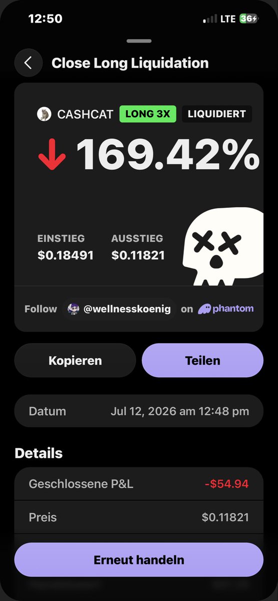 justuniverseguy's tweet photo. Phantom @phantom wurde mir von polychain Monsters ein freuen empfohlen die den gut kenn. Das Team jetzt wurde ich wieder gehackt konnte nix bewegen die Liquidation wurde neu gesetzt ich habe es net selber gemacht ich hatte lediglich nur eine Position. @cz_binance Hilfe https://t.co/BuNg0slwts