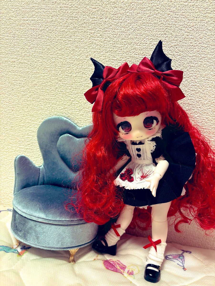 元々のツノと同じようなピン見つけたから付け替えてしまだよ！ 他の