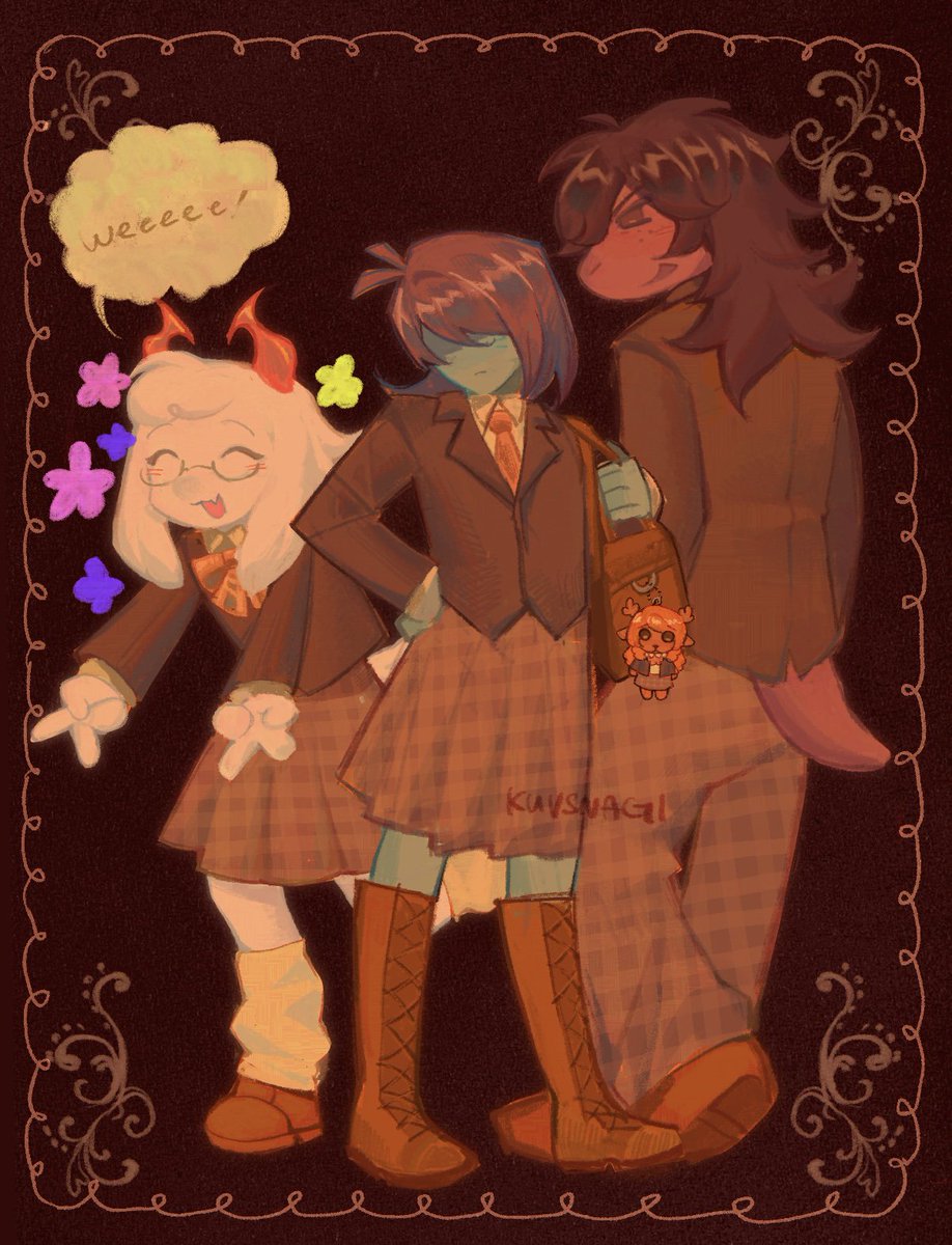 kuvsnagi's tweet photo. Bazinga #deltarune https://t.co/fINLkFNcKU