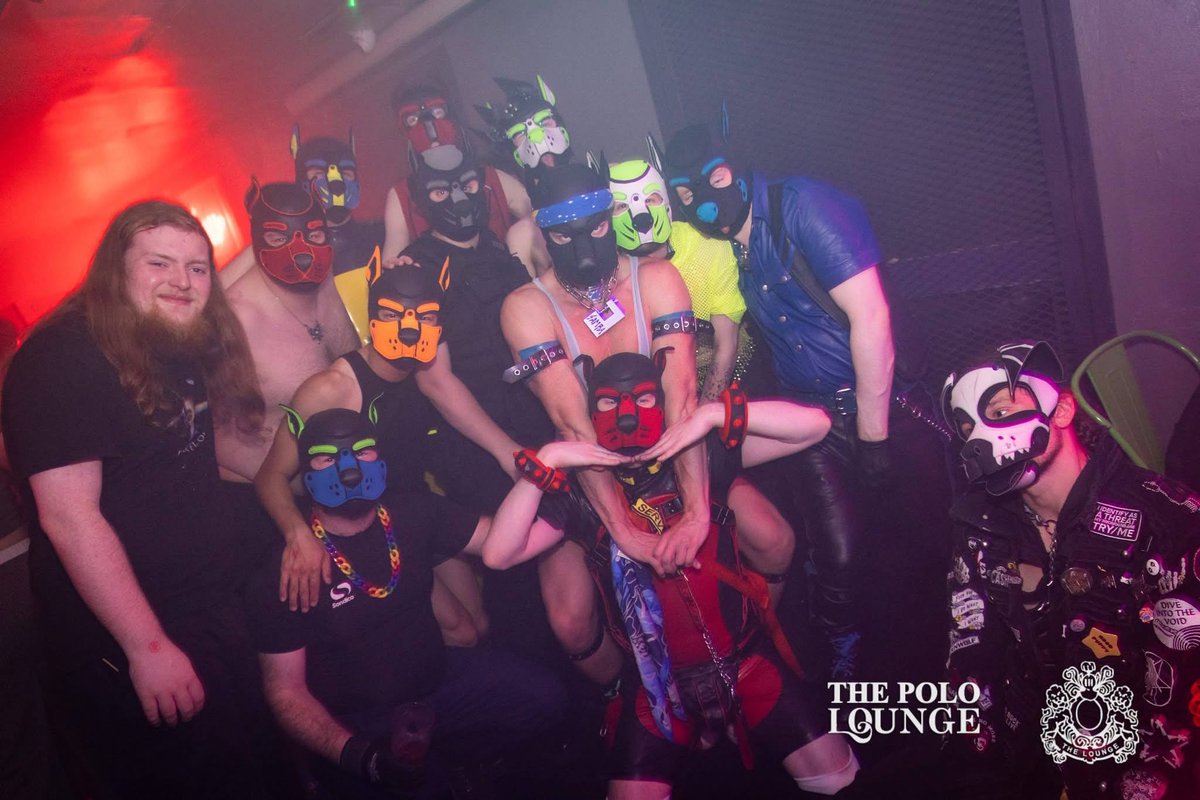 Hyperwolf110's tweet photo. Did i forget to post anything again? Yes. Absolutely. But we try 🤣 

Had a great time at Code DRK on friday night with plenty of dogs around. And hopefully many more to drag into our local pup scene.

(Plus a bonus group shot from FTR5) https://t.co/dqr0nR0MVf
