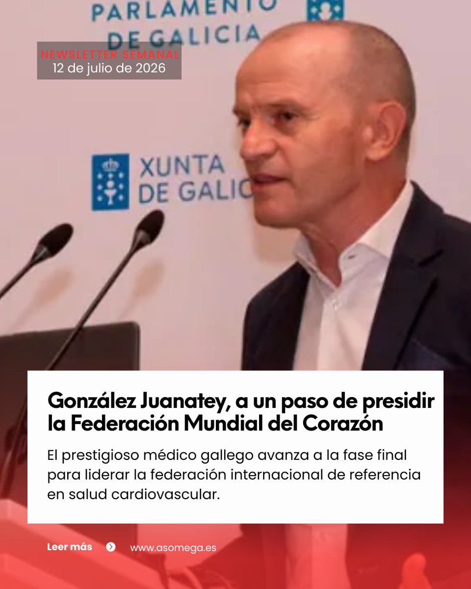 Asomega's tweet photo. 📰 Toda la actualidad de la semana en nuestra newsletter:

🔴la ciencia de Mabel Loza @cimususc
🟡tributo al Dr. Charro en Baiona
🔵'in memoriam' del Dr. Sueiro
🟢la proyección internacional de @JoseJuanatey
🟠@FQGalicia premiado por #VitalAire

👇 https://t.co/FzrJ2bXCXs https://t.co/H3uA1OCAdO