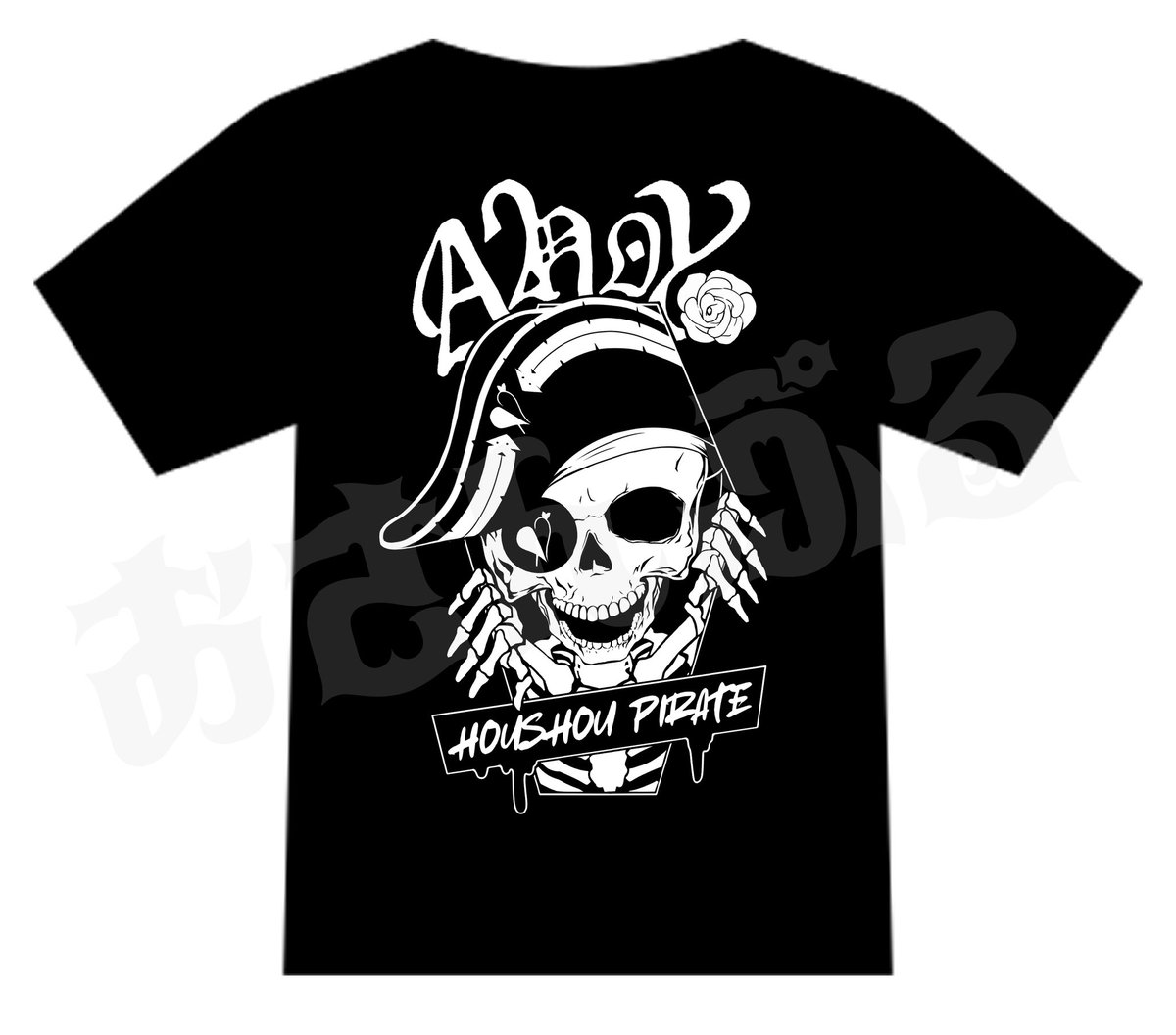 以前のホロクルで頒布したTシャツとチェキが転売されている状況を鑑み