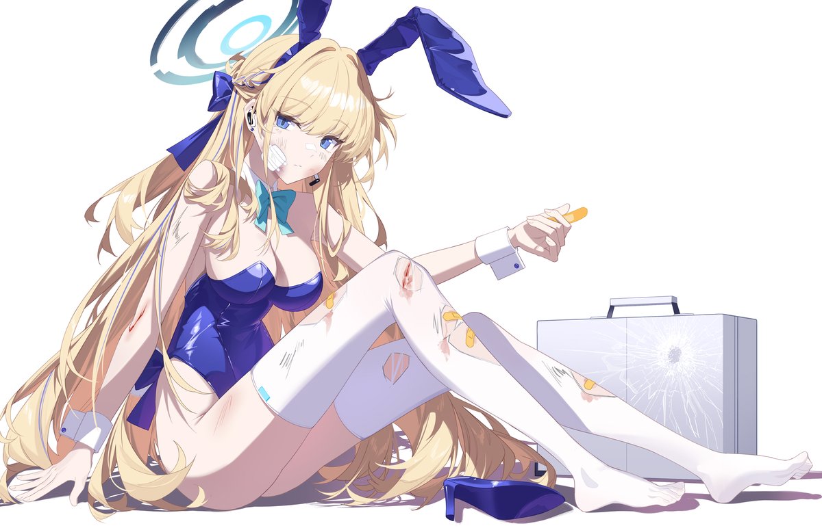 Elinnasky's tweet photo. #ブルアカ 🐰After Assault https://t.co/URGdpvykCM