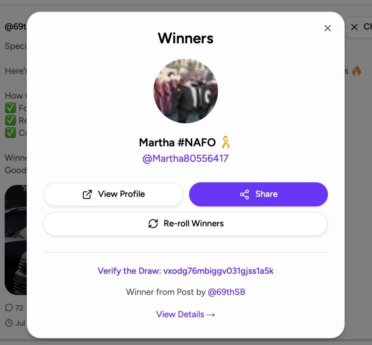 69thSB's tweet photo. 🔥 Giveaway winner announced, Fellas! 🔥

@Martha80556417 — congratulations! 👏

You’ve won a NOVA flag from the 3rd Assault Brigade + 2 Achilles patches

Stay tuned for more! 😉