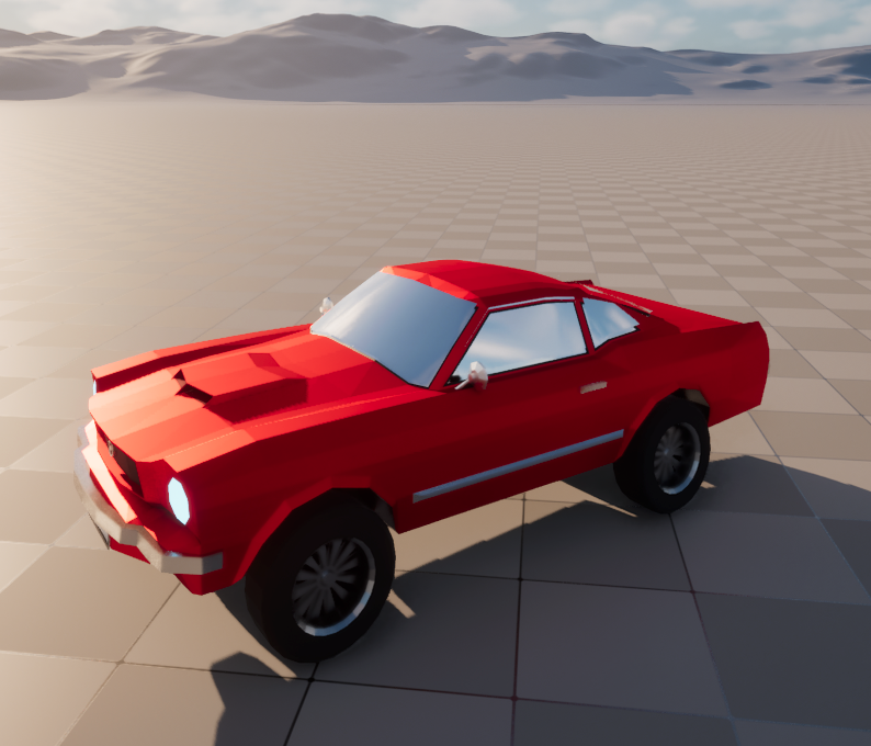schauhan3d's tweet photo. Imported it into Unreal Engine and set it up as a drivable vehicle.

Seeing it move around the track for the first time was one of those moments that makes all the setup worth it. https://t.co/biFMPbtHhN