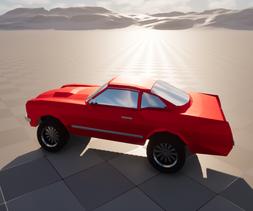 schauhan3d's tweet photo. Imported it into Unreal Engine and set it up as a drivable vehicle.

Seeing it move around the track for the first time was one of those moments that makes all the setup worth it. https://t.co/biFMPbtHhN