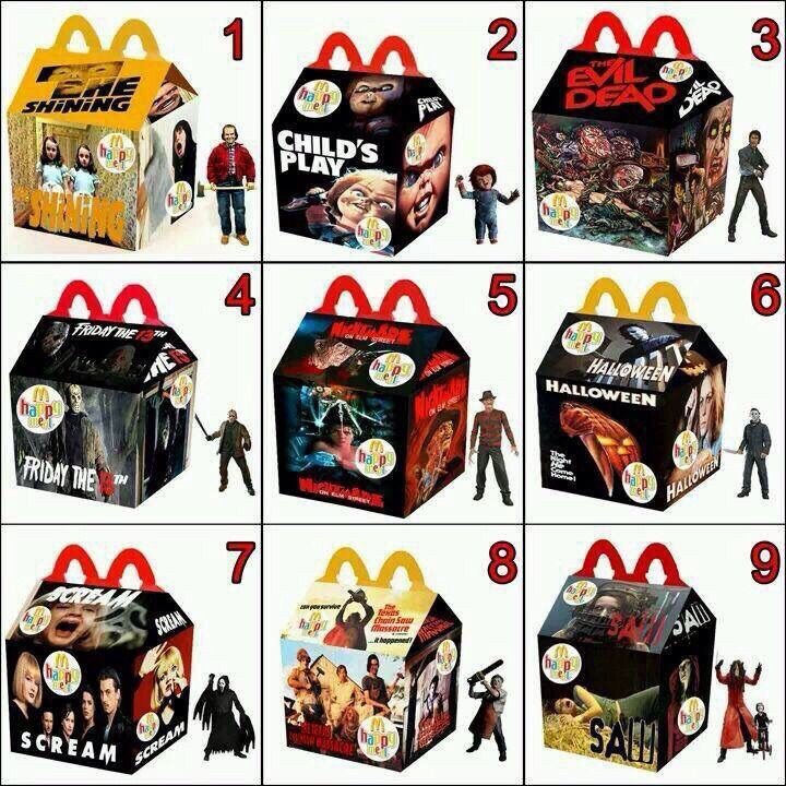 Jasonvoorheesdb's tweet photo. Choose your Happy meal... https://t.co/5EbEKBs3oO
