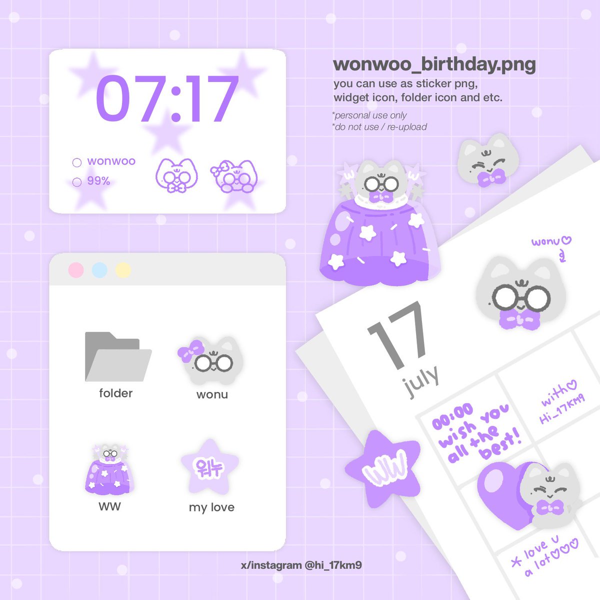 hi_17km9's tweet photo. happy #WONWOO ‘s day! 💜🐈‍⬛

give away — png file
for widget, folder, digi sticker etc.

↻/♡ before use
download link in mention

ꜝpersonal use only
ꜝdo not edit/re-upload
#happy_wonwoo_day https://t.co/0FYimOE1Wb