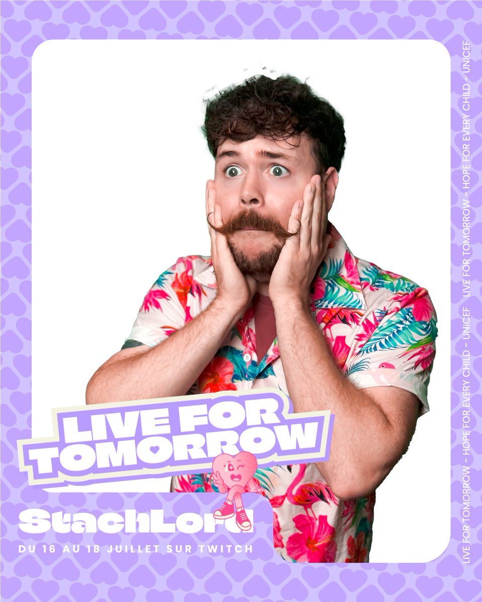 Live4Tomorrow_'s tweet photo. Je veux pas vous inquiéter, mais le Nord re essaye de nous envahir...🙄

The Stach Lord sera de nouveau des nôtres sur #LiveForTomorrow du 16 au 18 juillet !🩵 https://t.co/QLMo39J7TC
