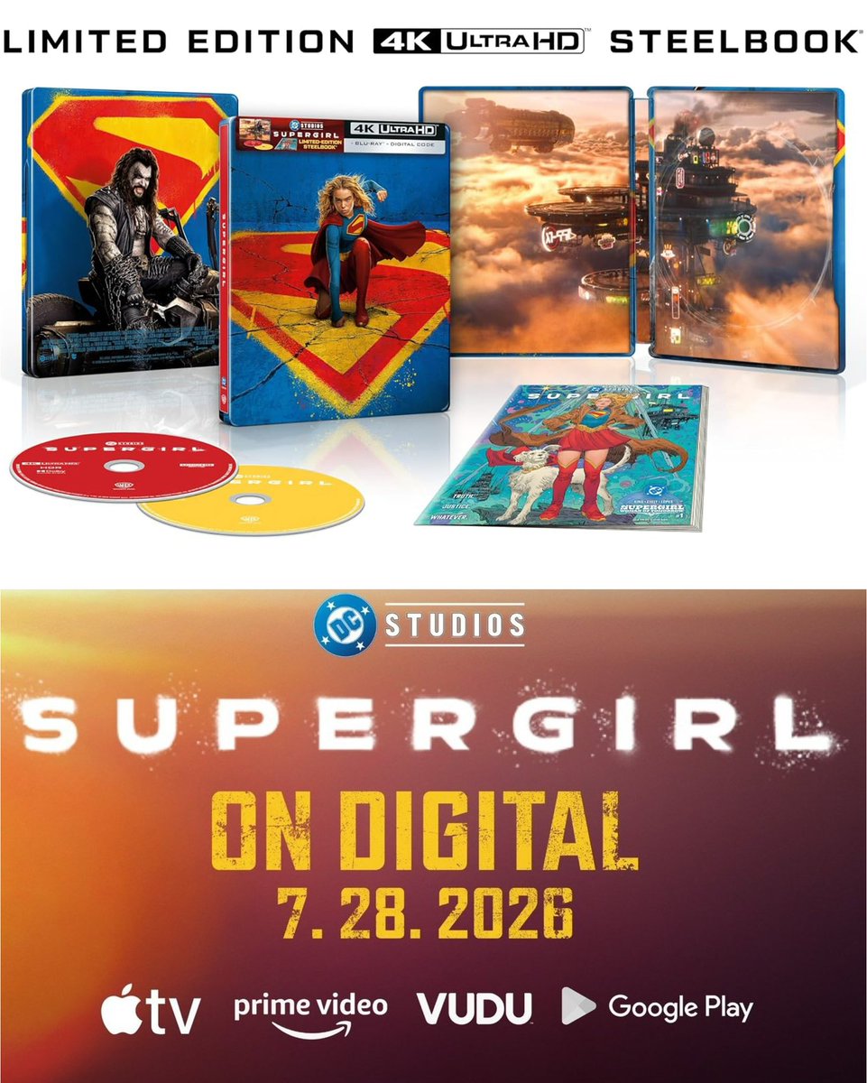 valiado69's tweet photo. Cuánto me alegro de verdad por todos esos true fans q han estado tan ocupados criticando el Snyderverse y no han podido por ello ir al cine a ver #Supergirl para apoyar su maravilloso DCU. Por fin, en na, podrán ver la peli en su casa y seguir tuiteando contra los fans de Snyder. https://t.co/9gb3HylC92
