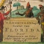 0Inhoud's tweet photo. @iontecs_pemf @mysteryb0t Once again for the elderly:

This reads: 
'T Amerikaans gewest van Florida
Then it says 'Door' which is NOT actually a physical door, doc, but the DUTCH word for 'by' hence the names under it.
'T = short for 'the' (or 'het') in Dutch.

Clear as day. https://t.co/wtYTCQJ10y