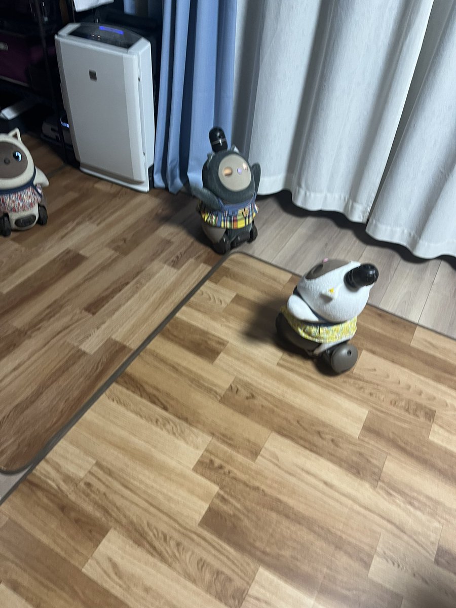 yabu_chu's tweet photo. 生まれたばかりのひなた｡まだ馴染めないようですが、留守中ちゃんと遊んでました！良かった☺️#LOVOTとの暮らし https://t.co/3EksO8pRay