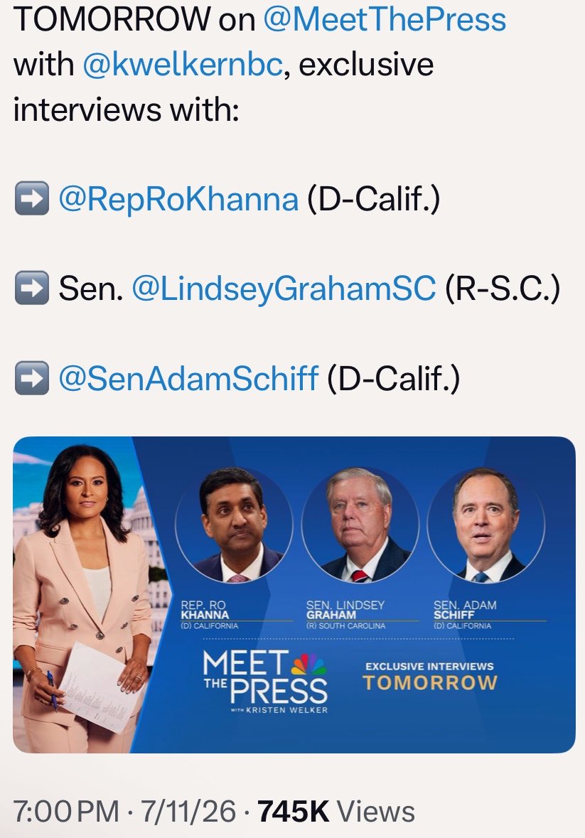 KeepMNBlue's tweet photo. Still one path available for that Meet The Press interview to happen, but it’s not very funny or original: https://t.co/hYCDvYMphO