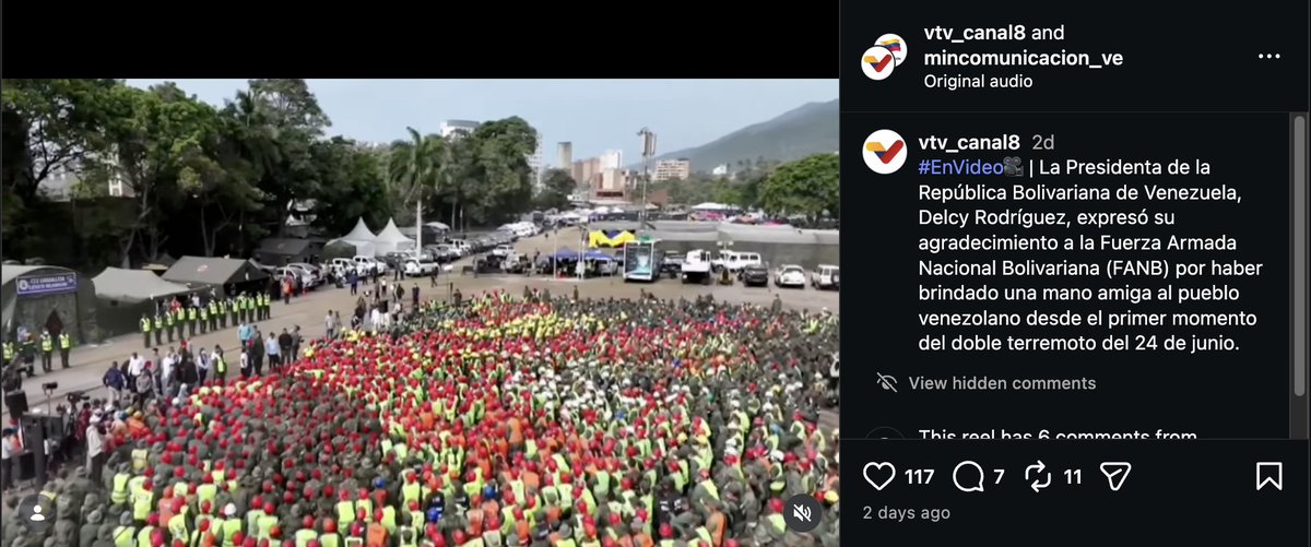 victoramaya's tweet photo. Delcy Rodríguez ha dejado de ser identificada en medios estatales y plataformas gubernamentales como "encargada" desde el 9 de julio.
En el Portal de Prensa Presidencial así como en los medios estatales se nota el cambio consolidado desde acto con el Ejército ese 9 julio. https://t.co/aVu23Bv5LW