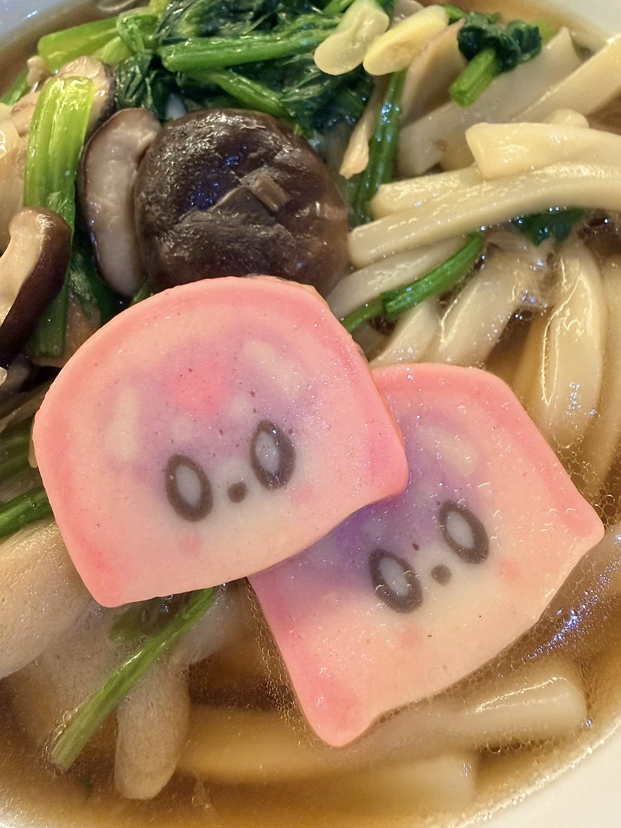Lynn_0601_'s tweet photo. ポチタンのかまぼこを見つけた。
うどんにした。 #たんプリ https://t.co/H6790OybZI