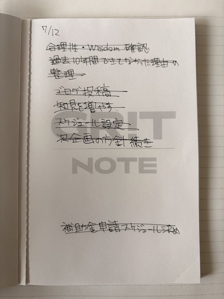 7mimiu's tweet photo. 【GRIT NOTE7日目】

@grit_note
 #GritNote https://t.co/Oa5VFluuVe