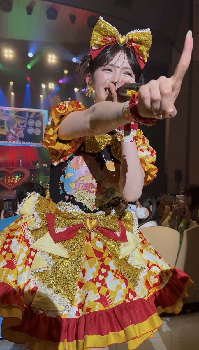めちゃくちゃ近いあきちゃん！💛 #菅田愛貴 #超とき宣ツアー2026