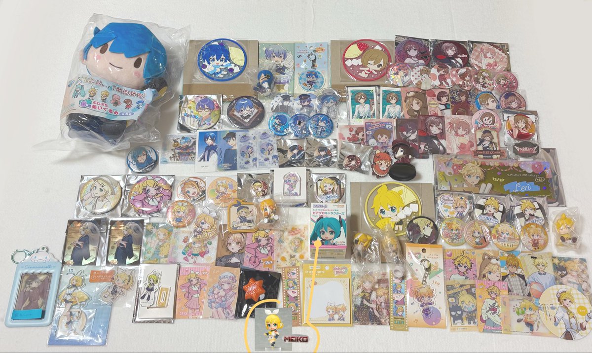 Yui__k_m_'s tweet photo. 買取 譲渡 MEIKO KAITO 巡音ルカ 鏡音リン 鏡音レン マジカルミライ2026

迷子グッズを買取or初音ミク(画像以外)と交換してくれる方募集してます‼️

東京2日目、3日目(朝〜昼公演まで)手渡しのみ、現金orPayPay

お気軽にお声掛けください🙂‍↕️ALTあり https://t.co/tdqMTqFRlg