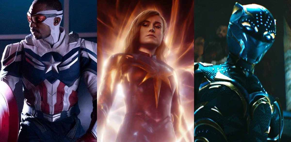 frostironat's tweet photo. they literally could've built a new mcu trio with Sam (the grounded hero), Carol (the cosmic hero), and Shuri (the genius billionaire/tech hero). anyone with a brain can see it just makes sense. it would've been the right move https://t.co/zzvynItlbP