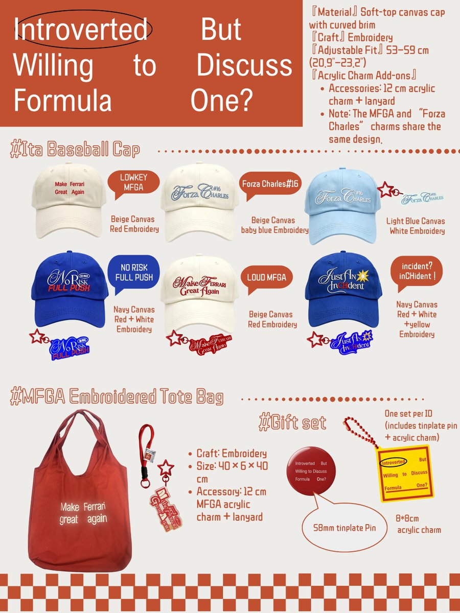 holdwatermaster's tweet photo. Introverted..But Willing to Discuss Formula 1?
📶My new F1 Merch Pre-Order✨
📅Deadline: Jul 27
🎁GIVEAWAY: RT &amp; Likes 
🔗https://t.co/LaHHPQqo3e
3 winners will receive 1 hat+1 standee of your choice
For any support, dm or email @UniSeika https://t.co/tc1xtcgbhI
