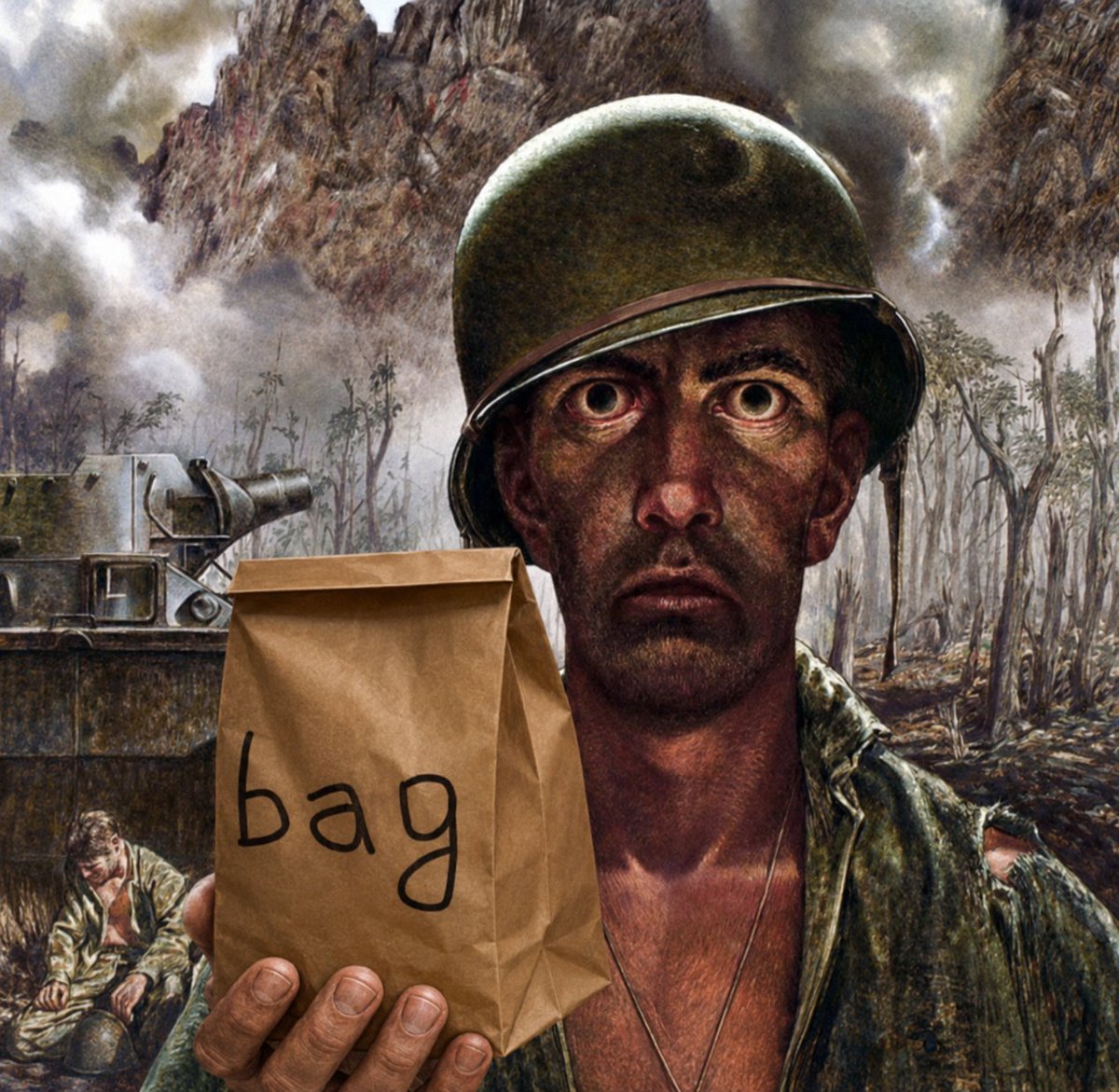 quietonsol's tweet photo. The only thing that can revive the trenches is working on our bags https://t.co/kGq3XwgM5f