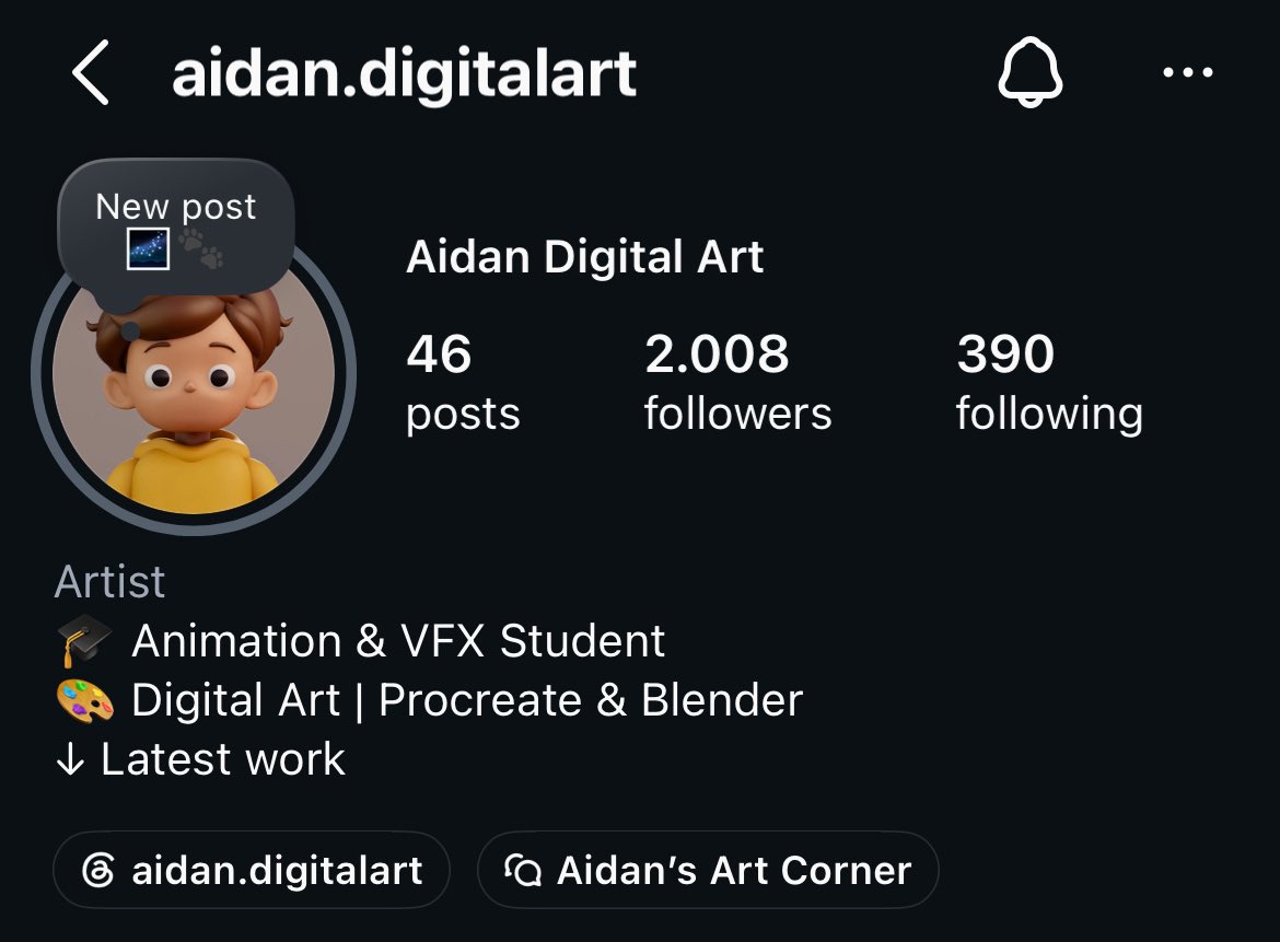 aidan_3d's tweet photo. To celebrate 2k followers on Instagram, I’m doing a Q&amp;A. Leave your questions here in the comments so you can get to know me better! https://t.co/FzpnOg1awB