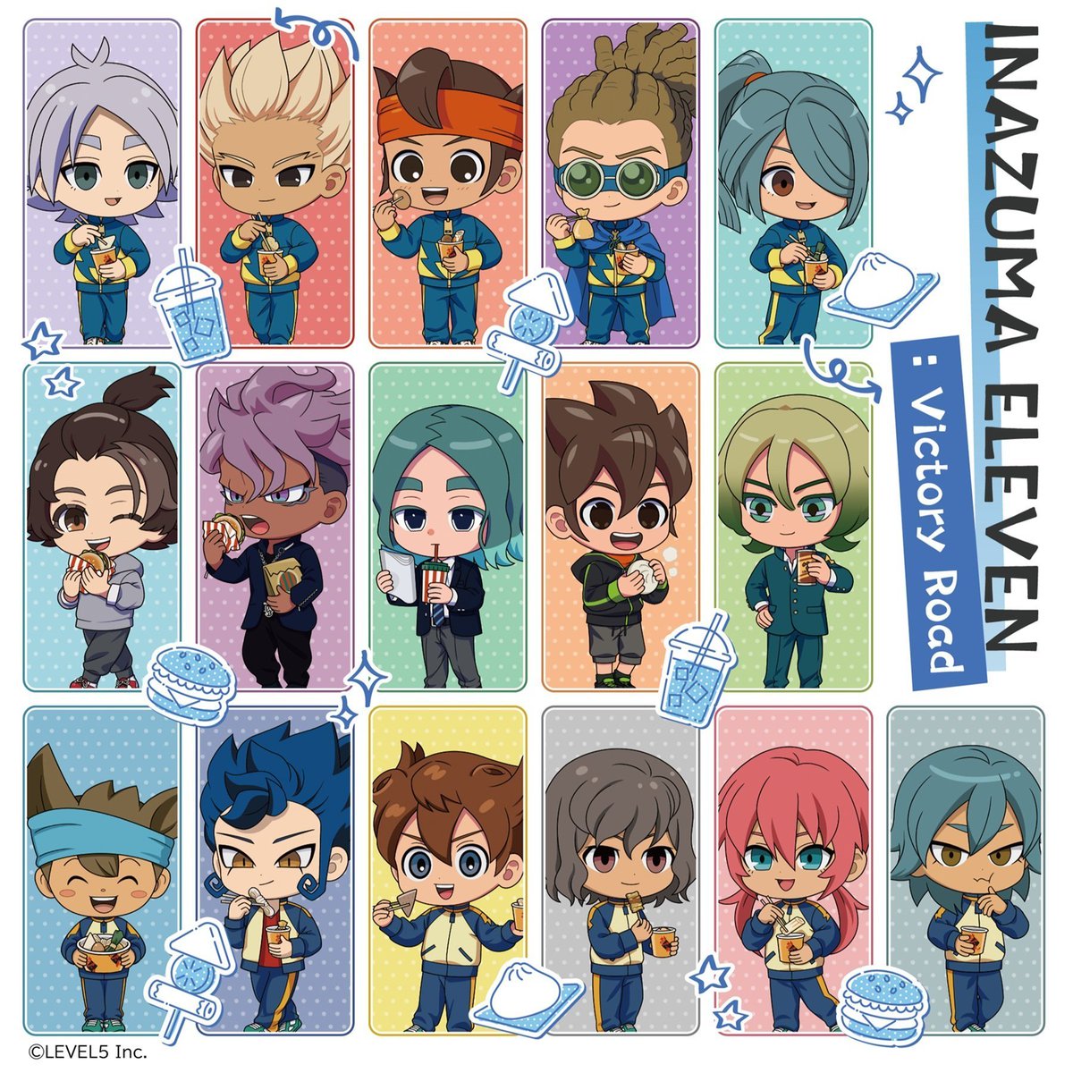 inazuma_check's tweet photo. eeo Store で予約受付中！    

「イナズマイレブン 英雄たちのヴィクトリーロード 食べ歩きver. 」(ミニキャライラスト)    

https://t.co/aFOWaPYZWi https://t.co/hoTE5HbYwL