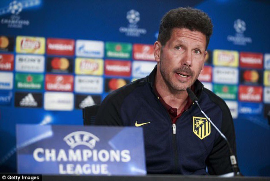 DiianaD___'s tweet photo. 🗣️ Diego Simeone: If Cristiano Ronaldo was not a football player, i would have won 3 champions league titles with Athletico Madrid. https://t.co/j0rQC0SdgQ