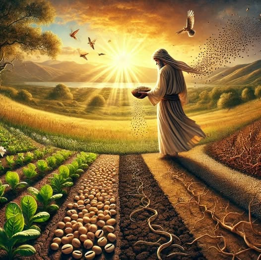 DanielB88599902's tweet photo. Blessed be God and His Son, Jesus Christ, who shows us the path to righteousness. May we be the fertile ground, today and always. In His name, Amen. #followhim https://t.co/cxGHVfMYp8