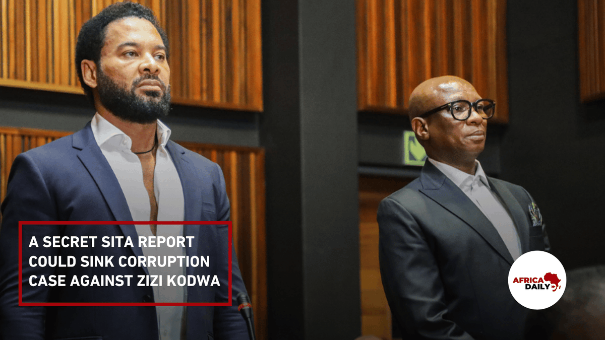 AfricaDailyZA's tweet photo. Lawyers for Jehan Mackay say a confidential SITA report on the cancelled Home Affairs tender shows it was withdrawn for legitimate procurement reasons, arguing this undermines the State's corruption case against him and Zizi Kodwa.