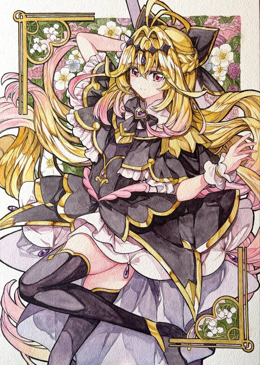 flan27_'s tweet photo. キュアアルカナ・シャドウさま
今回はイラストボードに水彩🖌 https://t.co/j8BDwrbsNv