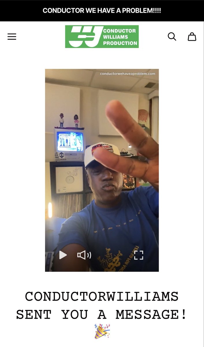 rapseriez's tweet photo. Ordered a shirt at Conductor Williams website and got a surprise personalized message.
That’s how you take care of your fans! 🙏 https://t.co/PitCHDHdQS