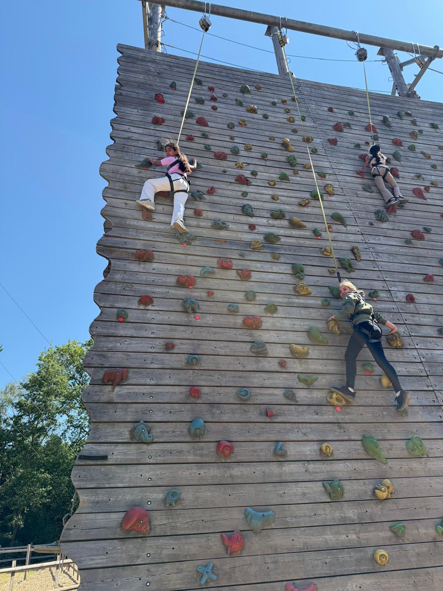 ParkAcad's tweet photo. More great moments from the climbing wall! 🌟 The children are showing real determination as they tackle the climb encourage one another and celebrate every achievement. It’s fantastic to see their confidence growing with every step! 😊 #PGL #RockClimbing #Adventure https://t.co/eyq84H84OK